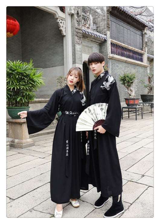 Set de Pareja Hanfu Estilo Antiguo - Conjunto Estudiante Tradicional - Image 9