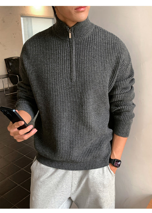 Suéter Cuello Alto con Cierre de Hombre para Otoño Invierno - Image 21