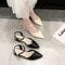 Sandalias Baotou de Tacón Punta Afilada - Estilo Hada Verano