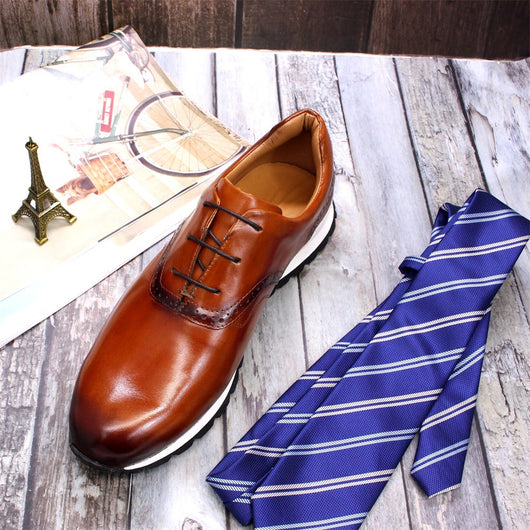 Zapatos de Cuero Transpirables con Suela Antideslizante para Hombre - Image 8