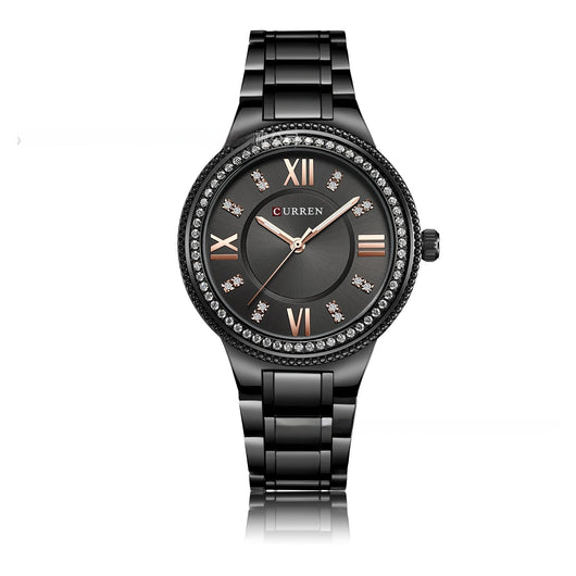 Reloj de Acero Inoxidable para Mujer con Diamantes y Resistencia al Agua - Image 7