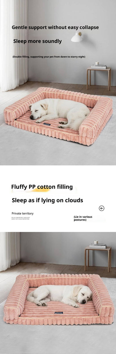 Cama Desmontable para Mascotas con Tejido Angora sin Pelo - Image 12