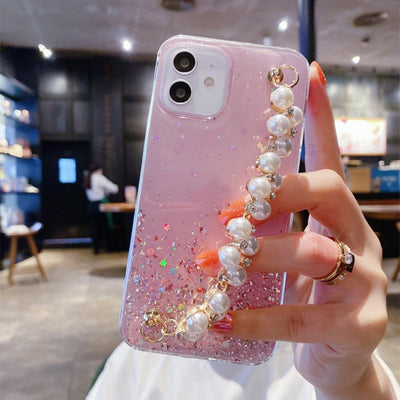 Funda Celular Efecto Cielo Estrellado con Baño de Oro - Image 7