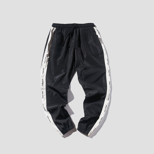 Pantalones Casuales Hip-hop con Alfabeto para Hombre