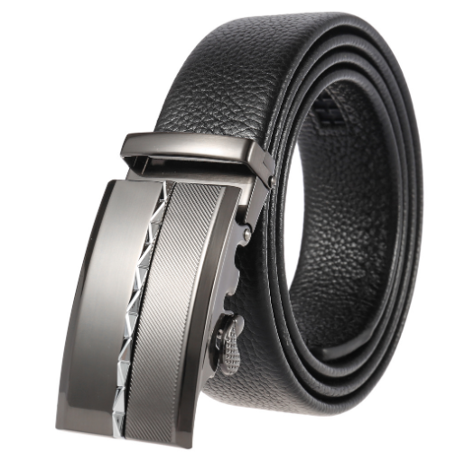 Cinturón de Cuero para Hombre con Hebilla Automática - Image 2