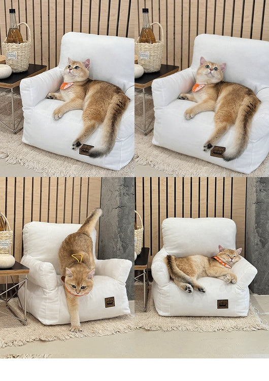 Cama Sofá para Mascotas con Diseño Acogedor - Lavable y Transpirable - Image 31