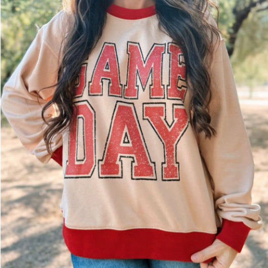 Sudadera Holgada con Detalles de Letras y Gráficos a Rayas - Image 16