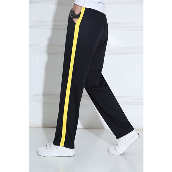 Pantalones de Chándal Holgados Negro Puro