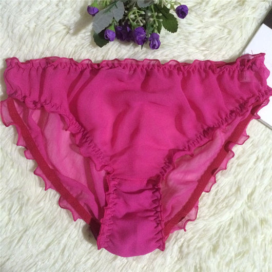 Braguitas Sexy de Seda Translúcida Triángulo para Mujer - Image 13