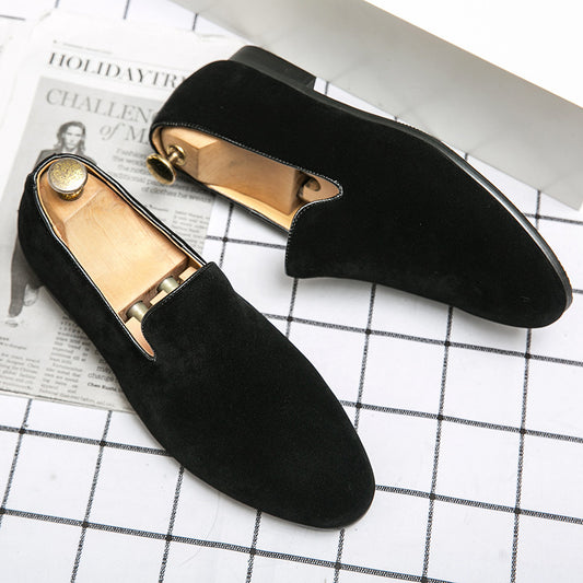 Zapatos de Cuero Británico Mate Gommino para Hombre