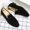 Zapatos de Cuero Británico Mate Gommino para Hombre