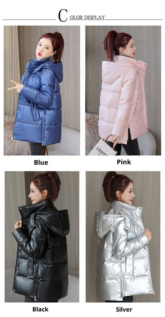 Chaqueta Acolchada Corta Suelta con Relleno Sintético - Image 11