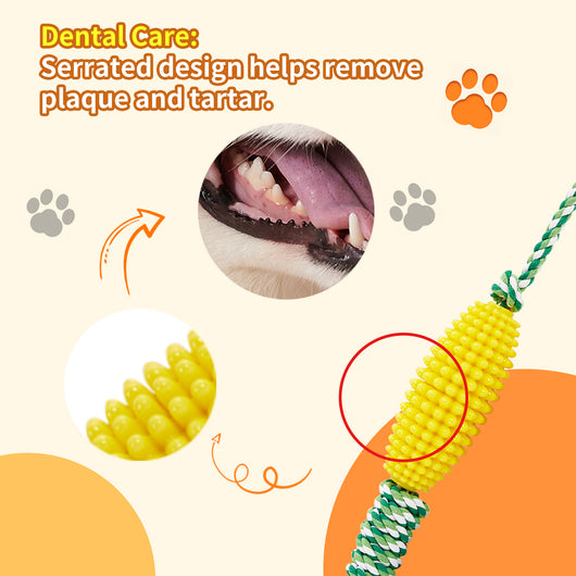 Juguete Masticable Dental para Cachorros - Limpieza de Dientes e Interactivo - Image 3