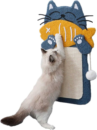 Rascador de Sisal para Gatos con Pelota Colgante y Cama Integrada - Image 3