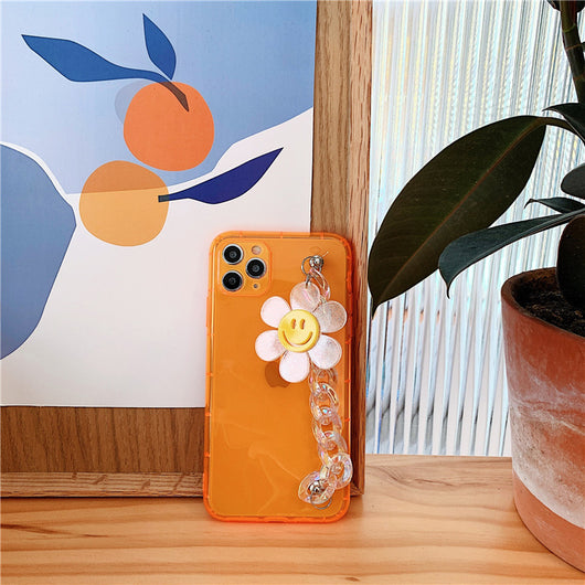 Funda para celular con cadena Smiley - Image 4