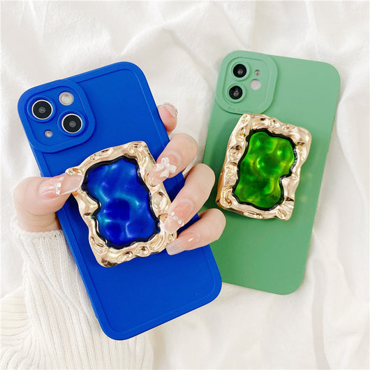 Funda Telefónica de Diamante Metálico - Diseño Minimalista y Protección Premium - Image 2