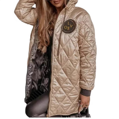 Chaqueta de Algodón Oversize con Cierre de Cremallera - Image 4