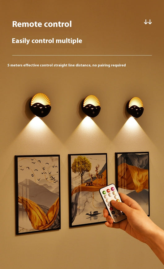 Lámpara LED Nocturna con Control Remoto e Inducción - Image 18