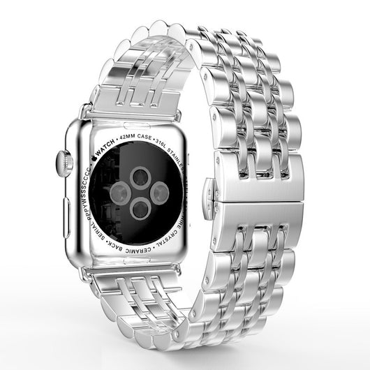 Pulsera de Acero Inoxidable con Siete Cuentas - Image 11