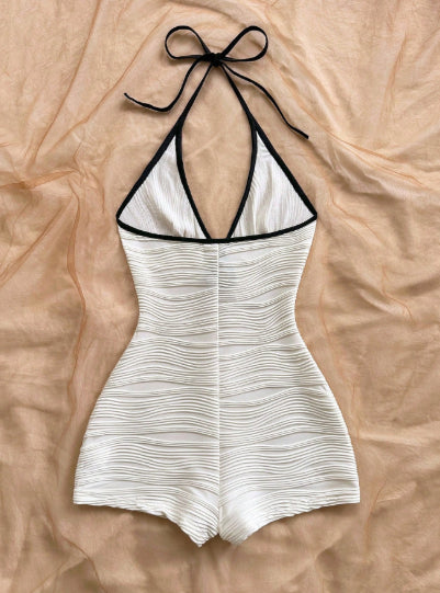 Enterizo Bikini Reductor de Talle Alto con Protección Solar - Image 5