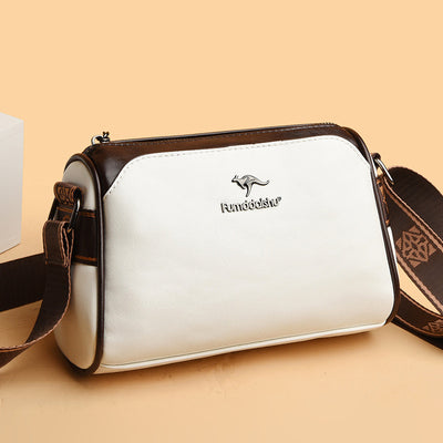 Bolso de Cuero Encerado Reversible Retro para Mujer - Diseño Trendy Doble Cara - Image 2