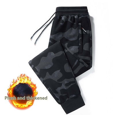 Pantalones Casuales de Algodón para Hombre Talla Grande Otoño Invierno con Puño Ajustado - Image 9