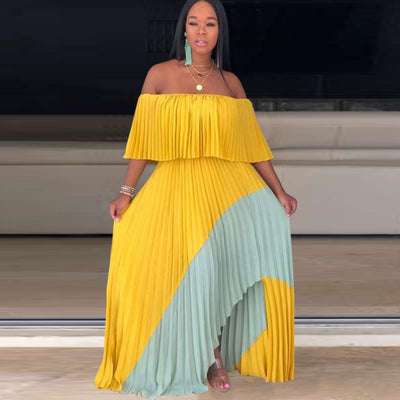 Vestido Maxi Asimétrico con Costura Elegante - Image 13
