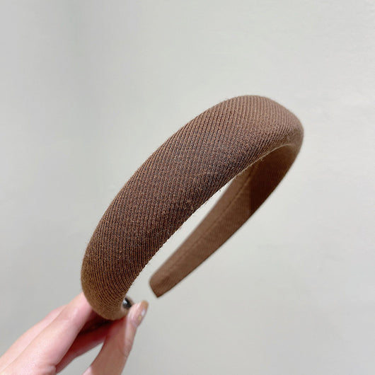 Diadema Retro de Satén con Esponja - Accesorio para Cabello Francés de Ancho Generoso - Image 49