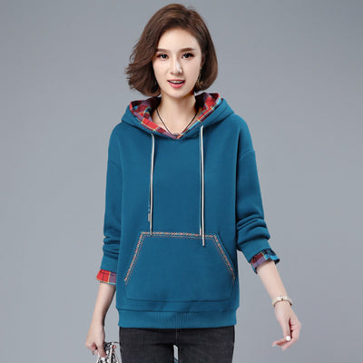 Suéter Acolchado de Terciopelo para Mujer - Otoño e Invierno