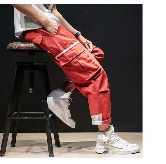 Pantalones Hip Hop Rectos Holgados - Image 7