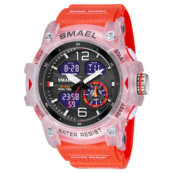 Reloj Deportivo Dual Display Resistente al Agua