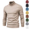 Suéter Cuello Alto Slim Fit Básico para Hombre - Abrigo Casual Invierno