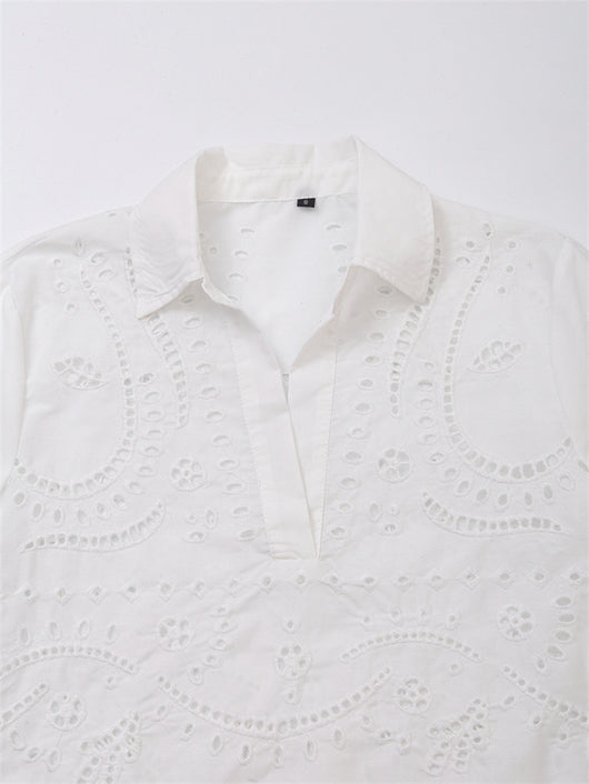 Blusa Casual de Cuello V Versátil y Elegante para Mujer - Image 13