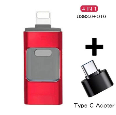 Pendrive Multifuncional 4 en 1 para Móvil - Metal Premium - Image 4