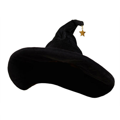 Sombrero de Bruja Gamuza Moldeable con Moño - Image 5