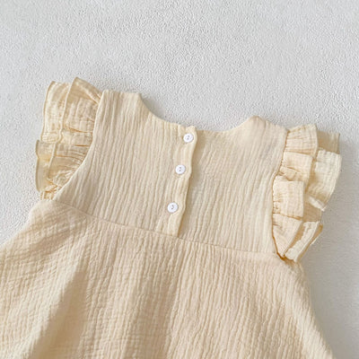 Vestido Princesa Niña Verano con Bordado Coreano - Enterizo Elegante - Image 10
