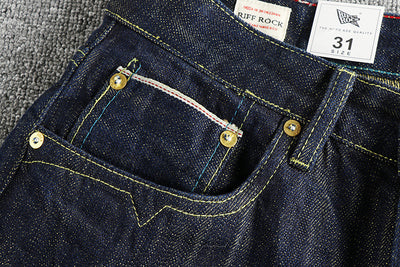 Pantalones Vaqueros Vintage de Algodón Teñido para Hombre - Image 9