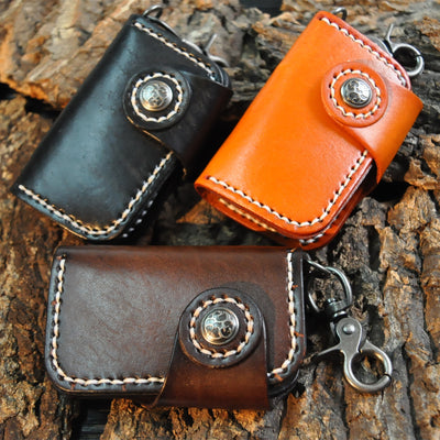 Estuche para Llaves de Cuero Genuino Hecho a Mano - Image 4