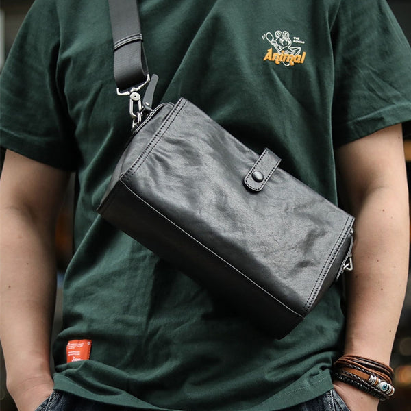 Bolso de Cuero Vacuno Bandolera Diagonal con Estilo