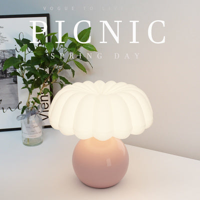 Lámpara Nocturna LED Seta para Dormitorio - Protección Visual Suave