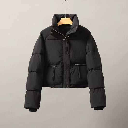 Abrigo de Algodón Grueso con Cuello Alto - Versátil y Cómodo - Image 7