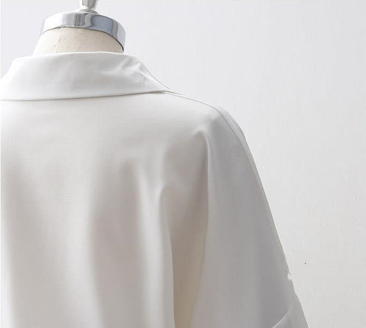 Camisa Suelta de Manga Larga Versátil en Poliéster - Image 5