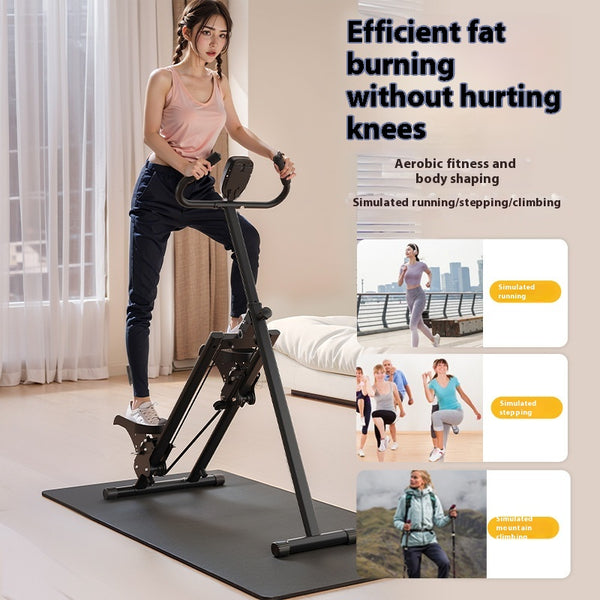 Máquina Escaladora Plegable Multifuncional para Fitness en Casa