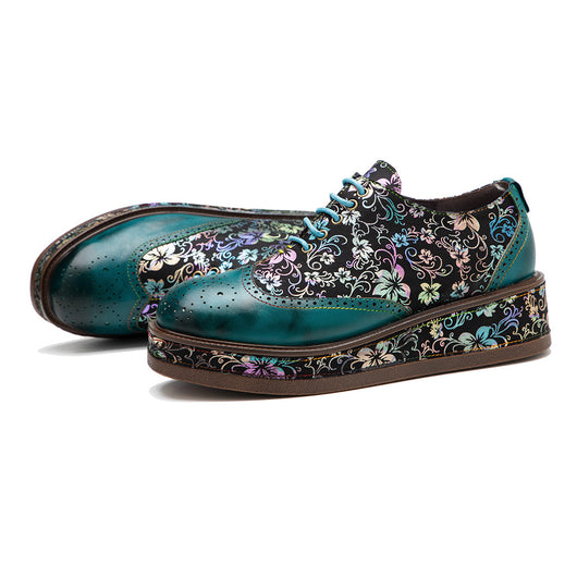 Zapatos Plataforma Retro Casuales con Altura para Mujer - Image 9
