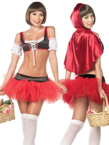 Disfraz Caperucita Roja Sensual Premium para uso en Ecuador - Image 4