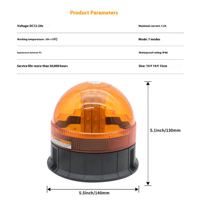 Lámpara Estroboscópica de Seguridad para Techos de Maquinaria Industrial - Image 3