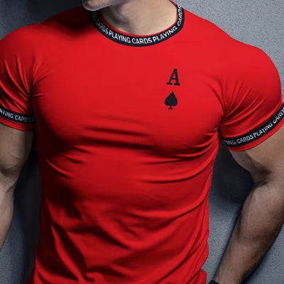 Camiseta Slim Fit Estilo Atlético para Hombre