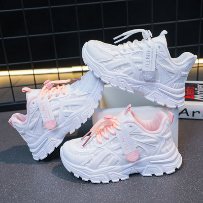 Zapatillas Deportivas Blancas Transpirables para Niños y Niñas - Image 3