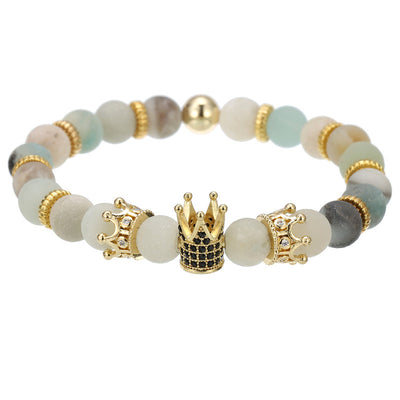 Pulsera Hexagonal para Hombre con Circonitas Incrustadas y Diseño de Corona - Image 51