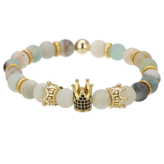 Pulsera Hexagonal para Hombre con Circonitas Incrustadas y Diseño de Corona - Image 51